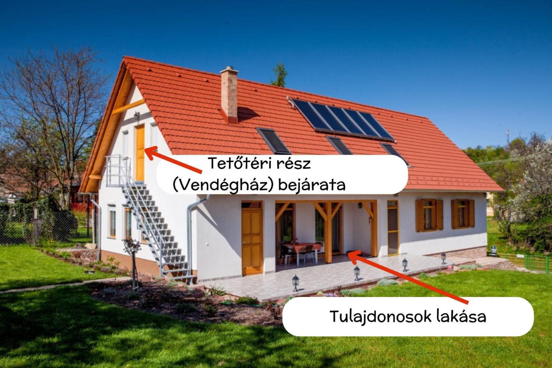 Hotel Rozmaring Vendeghaz Zengővárkony Exteriér fotografie